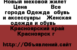 Новый меховой жилет › Цена ­ 14 000 - Все города Одежда, обувь и аксессуары » Женская одежда и обувь   . Красноярский край,Красноярск г.